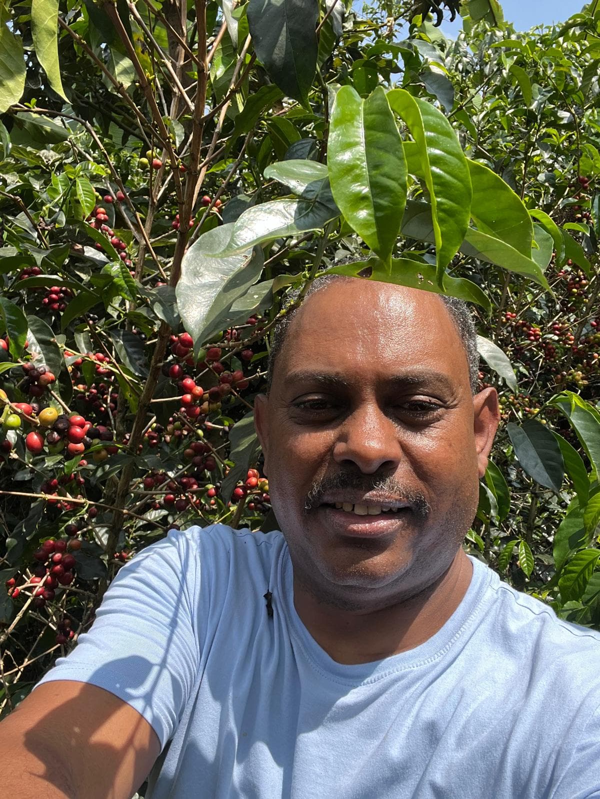 Yilkal Truneh, founder of Sina Coffee